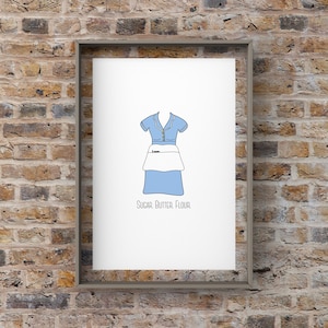 Waitress The Musical | Sugar Butter Flour | Jenna, Dawn & Becky | Wall Art Digital Download