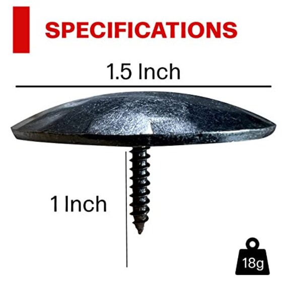 50 Pack 1.5\" Iron Clavos - Rustic Upholstery Tacks