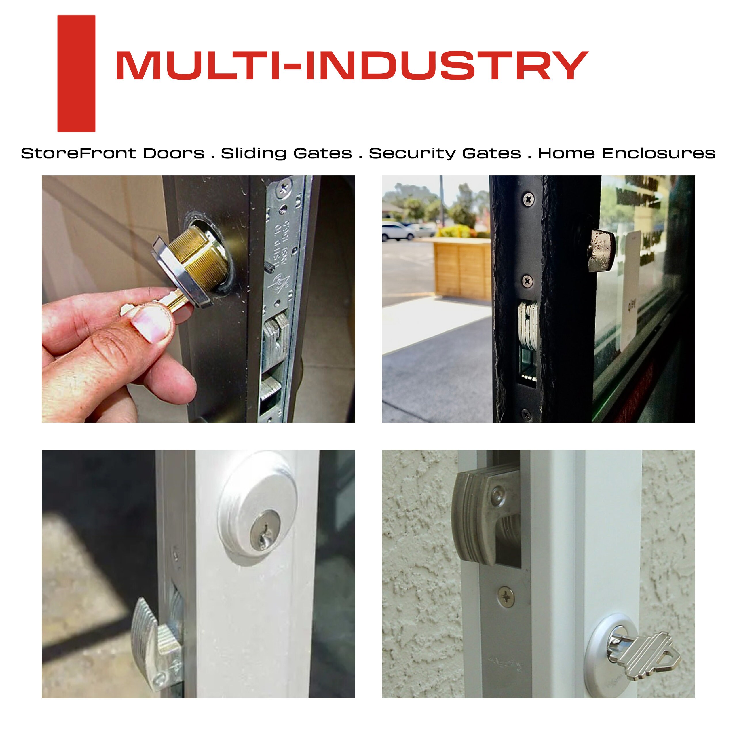 Catenaccio Profilato Da Avvitare Con Punta Tonda Art. 11/A-11/AT - Foto 2