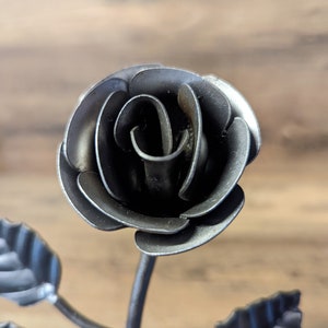 Sidco Supply&#39;s Pressed Steel Roses With Leaves