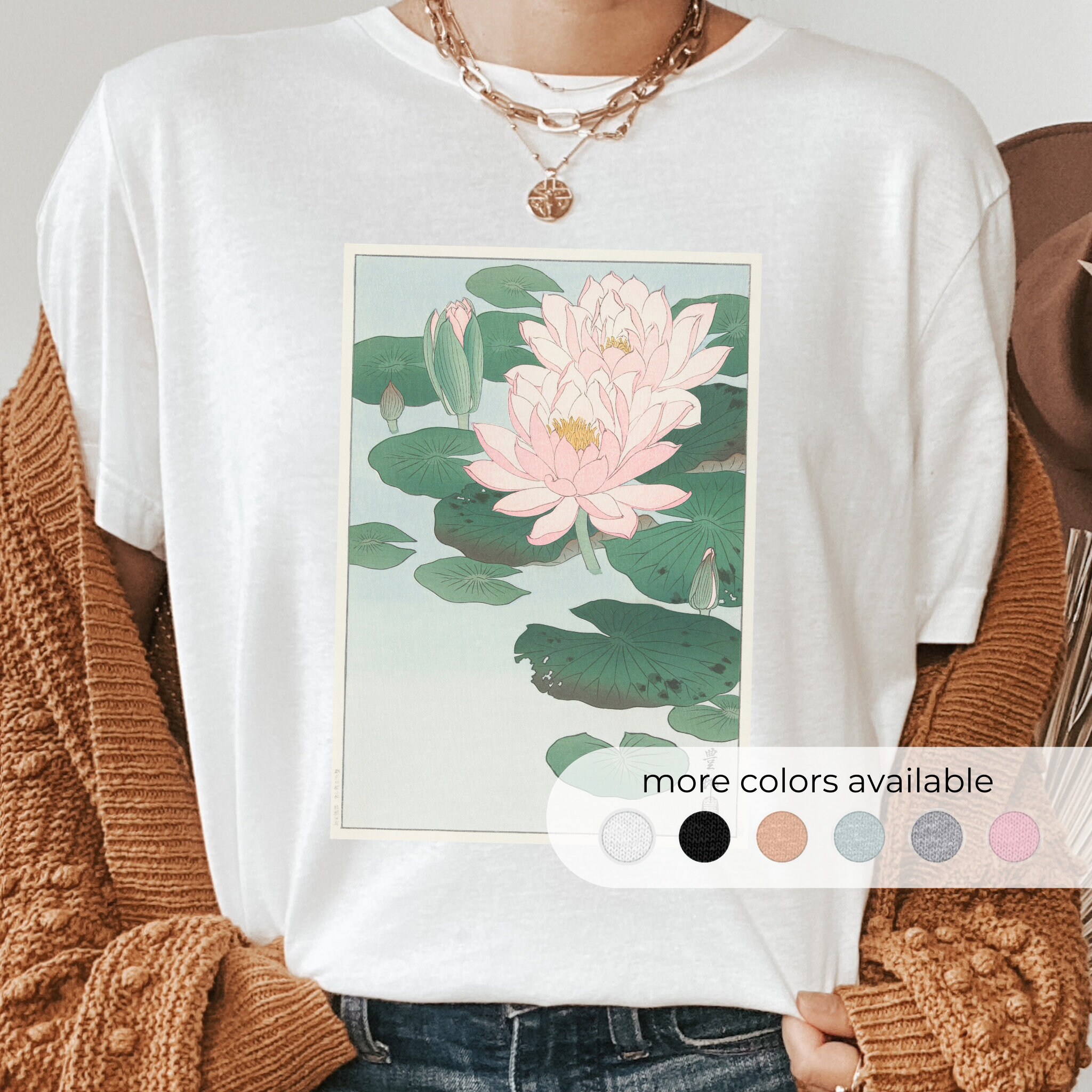 OHGAオオガ　Flower フラワープリントTシャツ OHGAフラワープリントTシャツ
