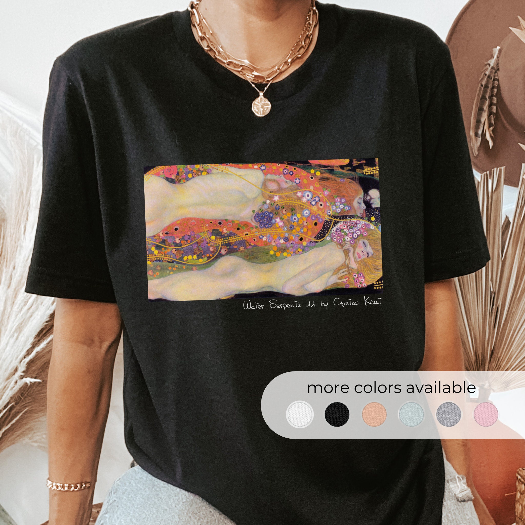 Gustav Klimt Shirt - Etsy Gustav Klimt Shirt - Etsy