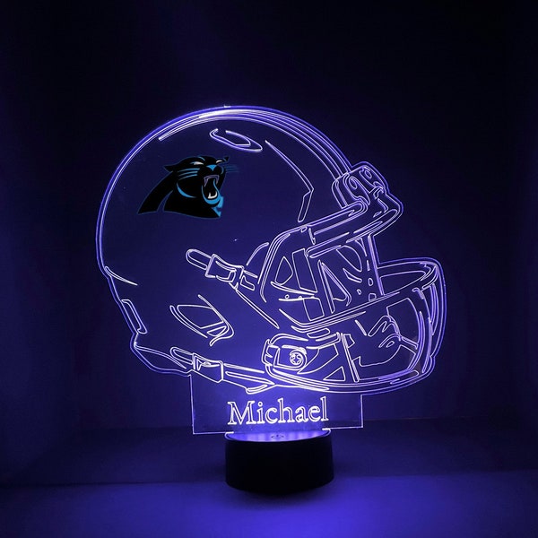 Carolina Panthers Lamp Etsy