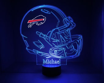 Cowboys, Modern Helmet, Light Up, NFL Football LED Sports Fan Lamp,  Personalize FREE - Etsy