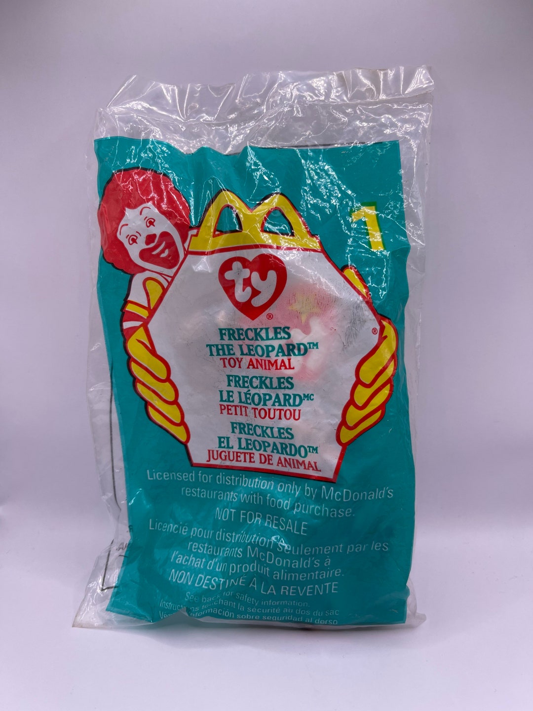 1999 Mcdonalds Freckles the Leopard Happy Meal Toy Ty - Etsy