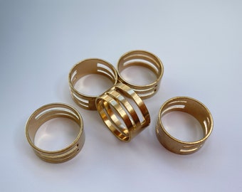 Jump Ring Opener, 18mm Brass Ring For Opening And Closing Split Jump rings, Four Slots Opener, Jewelry Tools Craft, Jewelry Findings