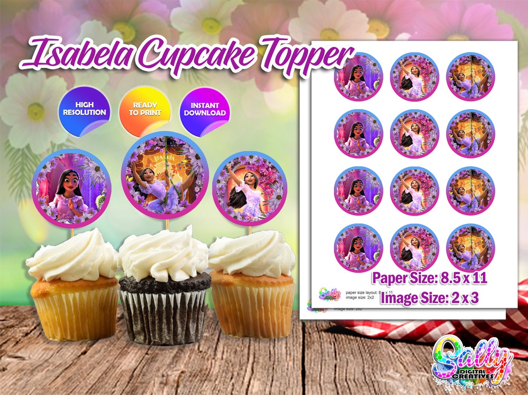 Encanto Isabela Cupcake Topper Etsy