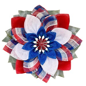 Patriotic American Flag front door wreath,USA decor, military wreath, Memorial Day wreath, Veterans Day wreath, Fourth of July wreath