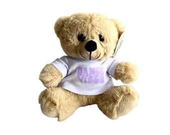 6 inch Custom Teddy Bear, Dance Teddy Bear, Gymnastics Teddy Bear, Gymnastics Gift, Dance Gift