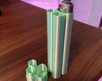 Kit de alijo KING Size / Tubo Doob para encendedor y 2 prerolls o blunts