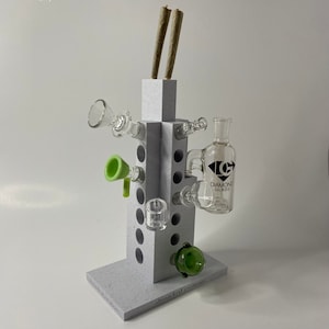 The Highscraper Bowl Holder (CUSTOM) - Bowl Holder for Water Pipe | 18mm Bowl Piece | 14mm Bowl Piece | 10mm Bowl Piece | Bowl Piece Holder