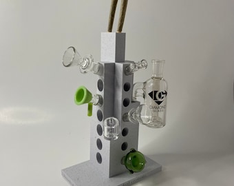 The Highscraper Bowl Holder - Bowl Holder for Water Pipe | 18mm Bowl Piece | 14mm Bowl Piece | 10mm Bowl Piece | Bowl Piece Holder