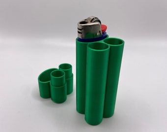 Stash Kit / Doob Tube for Lighter and 2 Prerolls