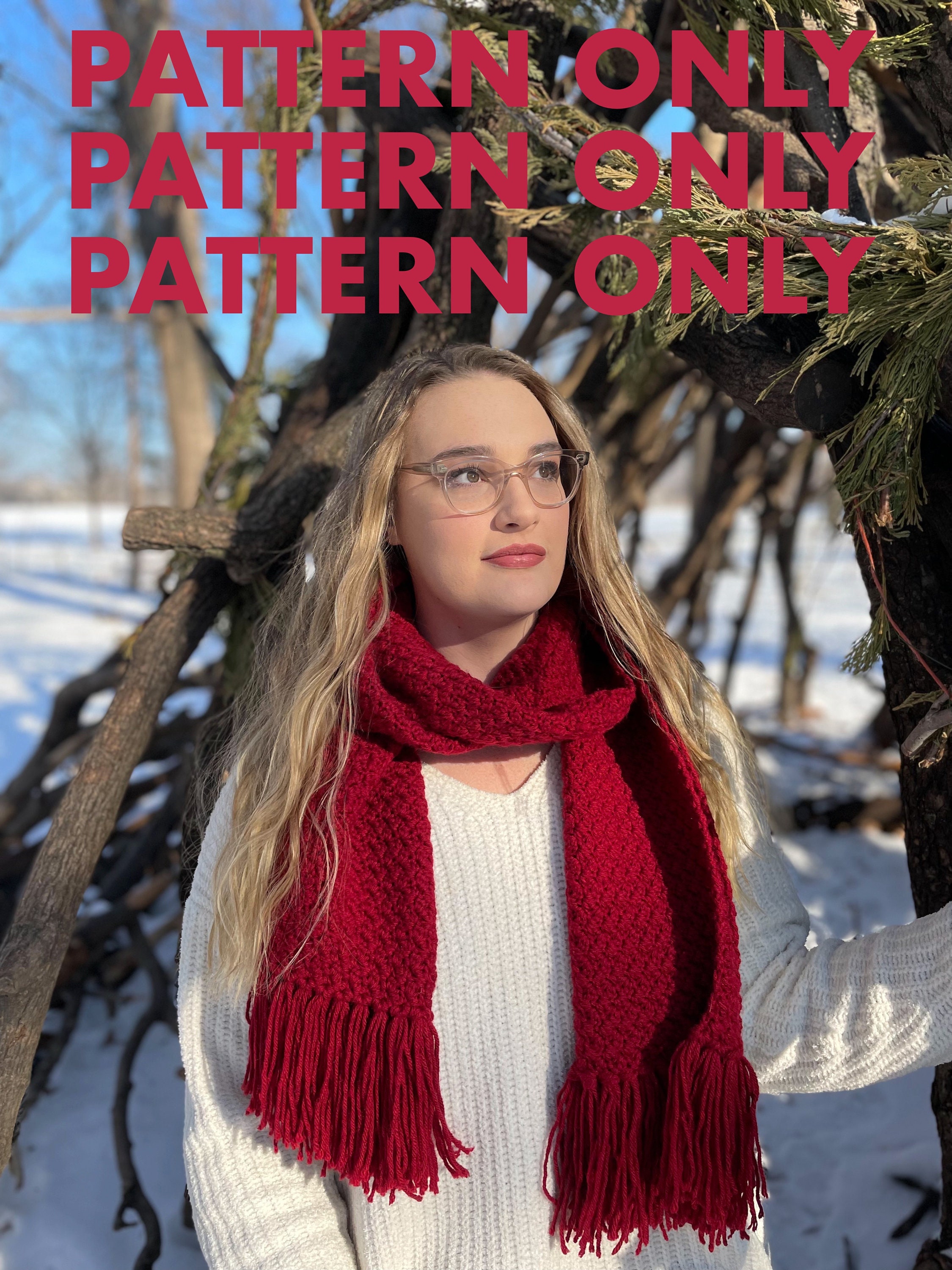All Too Well Inspired Scarf Pattern crochet Version Etsy