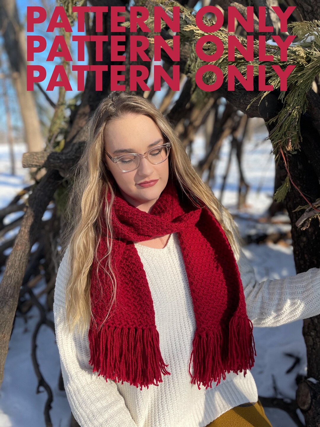 All Too Well Inspired Scarf Pattern (crochet Version) - Etsy