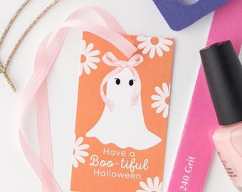 Have a Boo-tiful Halloween Printable Treat Tag for Teacher Appreciation Gift for Hair Stylist, Nail Tech, Esthetician, Makeup or Lash Artist
