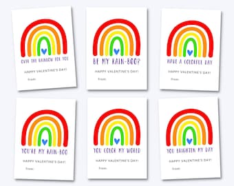 EDITABLE Skittles Valentine Card / Valentine Printable for Kids ...