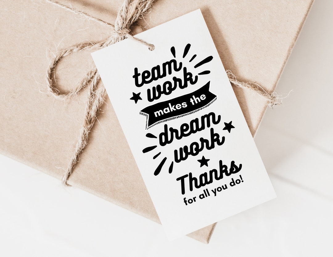 Employee Appreciation Day Gift Tags, Printable Treat Tag, Staff ...