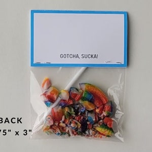 Lollipop Puzzle Printable Bag Topper, April Fool Treat Tag, DIY April Fools Day Idea, Gag Gift, April Fools Prank, Funny Joke for Kids Lunch image 5