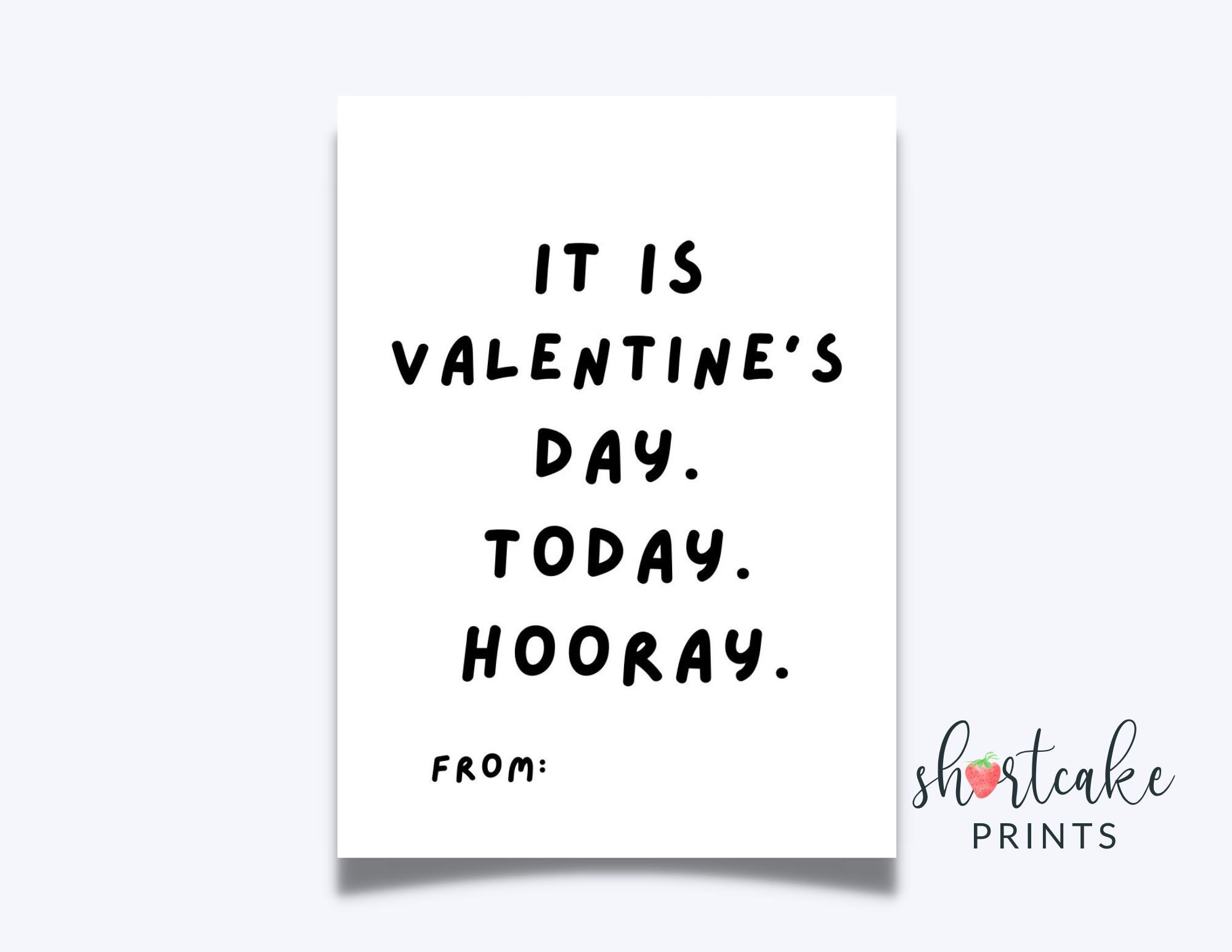Funny Valentine Cards For Kids Printable Classroom Etsy