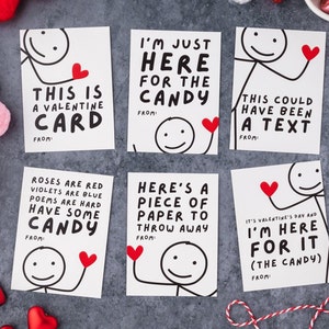 Cartes de Saint-Valentin amusantes pour enfants, Saint-Valentin à imprimer pour la classe, Saint-Valentin numérique, Saint-Valentin pour l'école, Saint-Valentin pour garçons, Bonhomme allumette humour