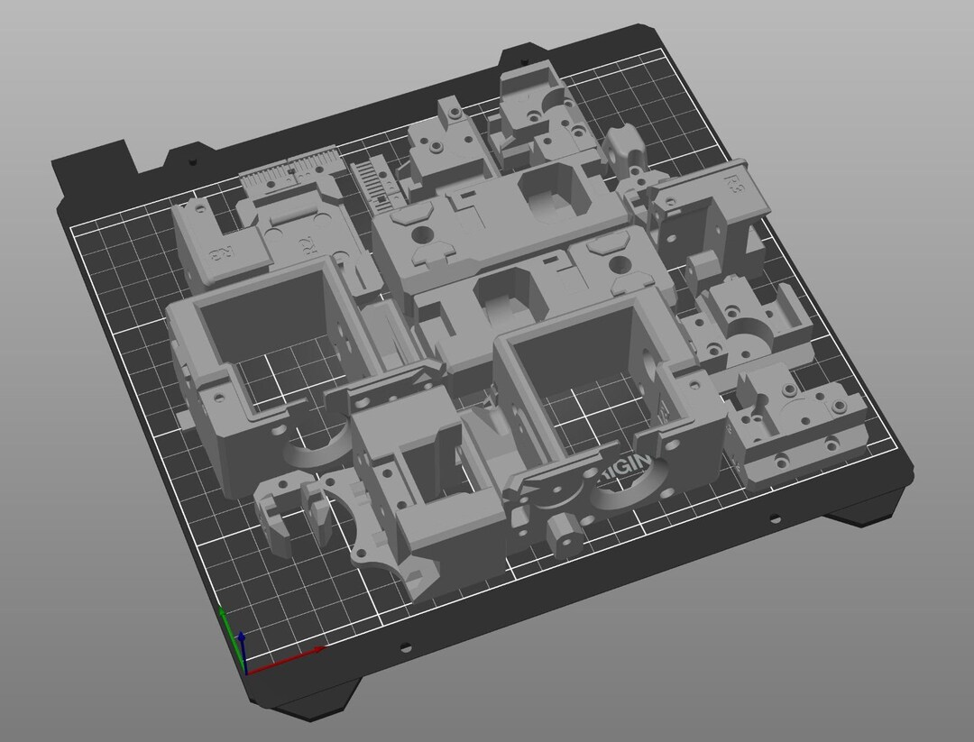 Prusa XL Printed Parts / Core Xy - Full / PC Blend Carbon / PA11 Carbon ...