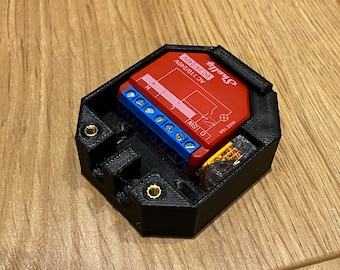 Shelly 1(PM) - 1(PM) Plus Enclosure 1 Wago / 3D Printing / Smart Home