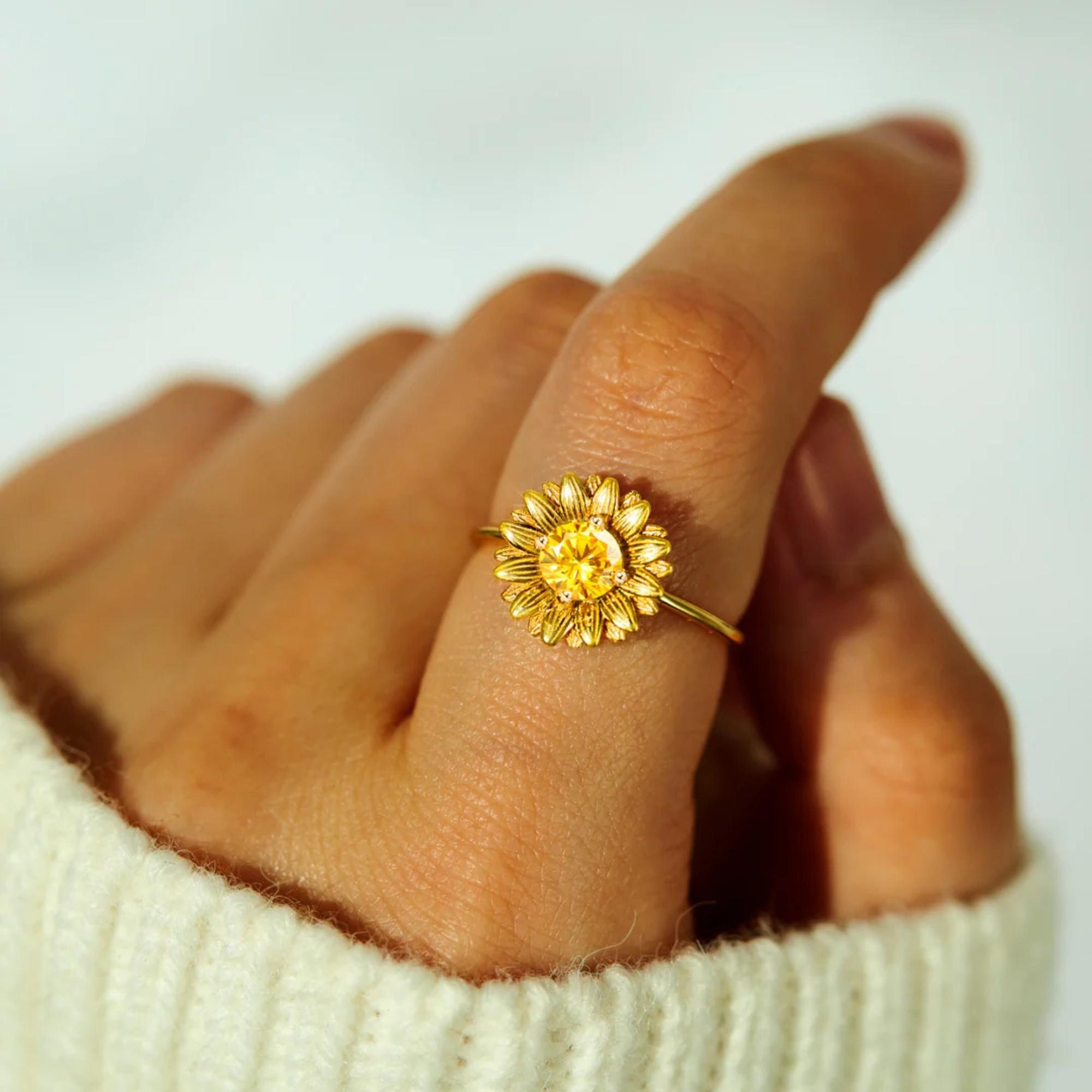 Sunflower cheap rings cheap
