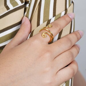 92.5 silver Arthritis Ring, Finger Splint Ring, handmade Ring, Knuckle ring, Simple midi Ring, Statement Ring, Thumb Ring, Adjustable Ring,