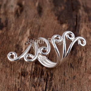 Arthritis Ring, Trigger Finger Rings, 925 Sterling Silver Ring, Mallet Finger Rings, Adjustable Arthritis Rings, EDS Finger Splint Rings