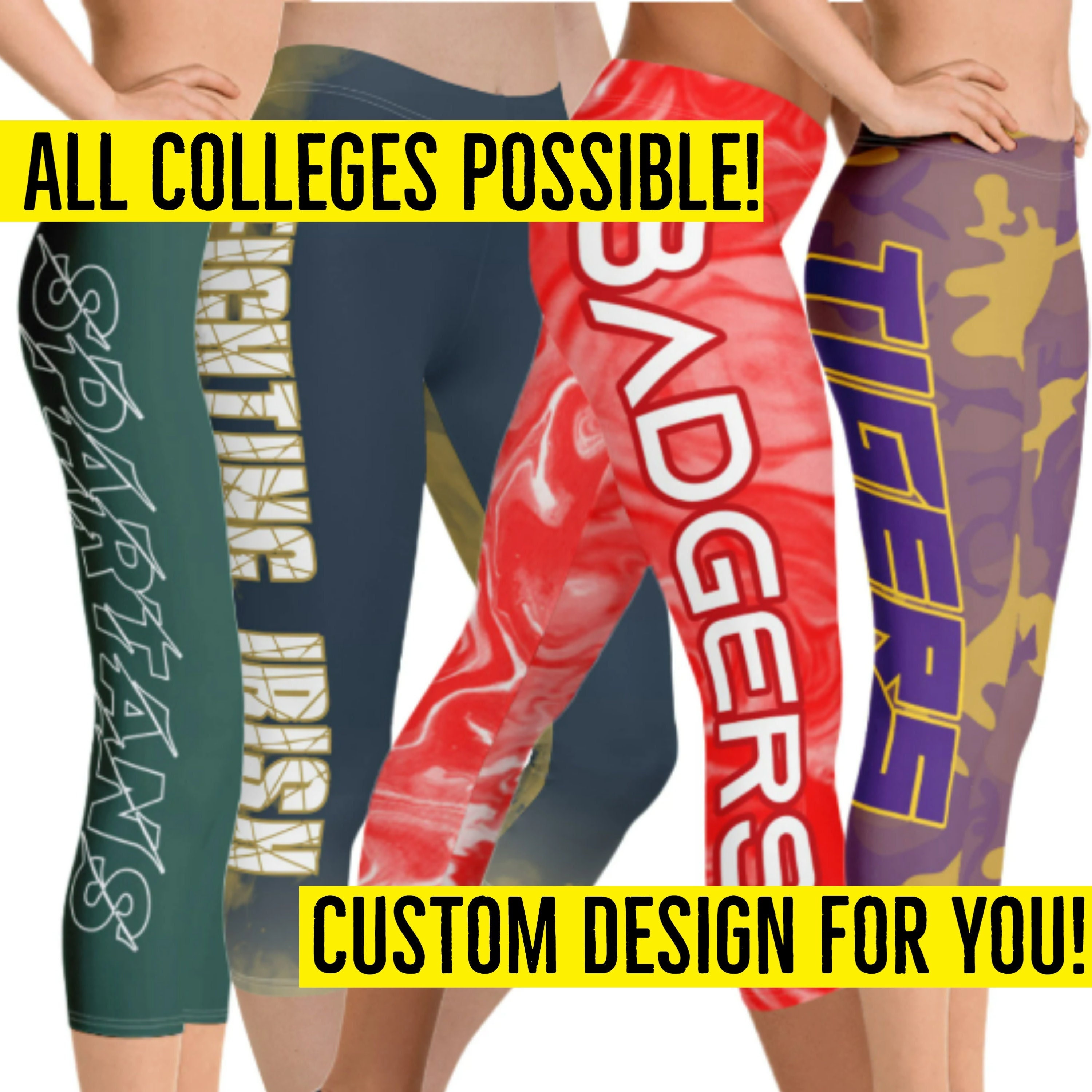 College Leggings - Etsy