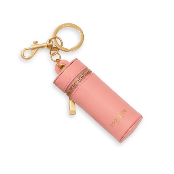Lipstick bag keychain