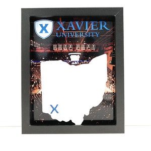 Xavier University 3D Gedruckter Zustand und Logo