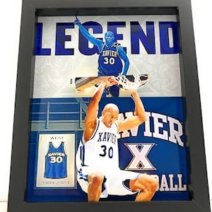 Xavier Basketball LED Bild Schattenbox