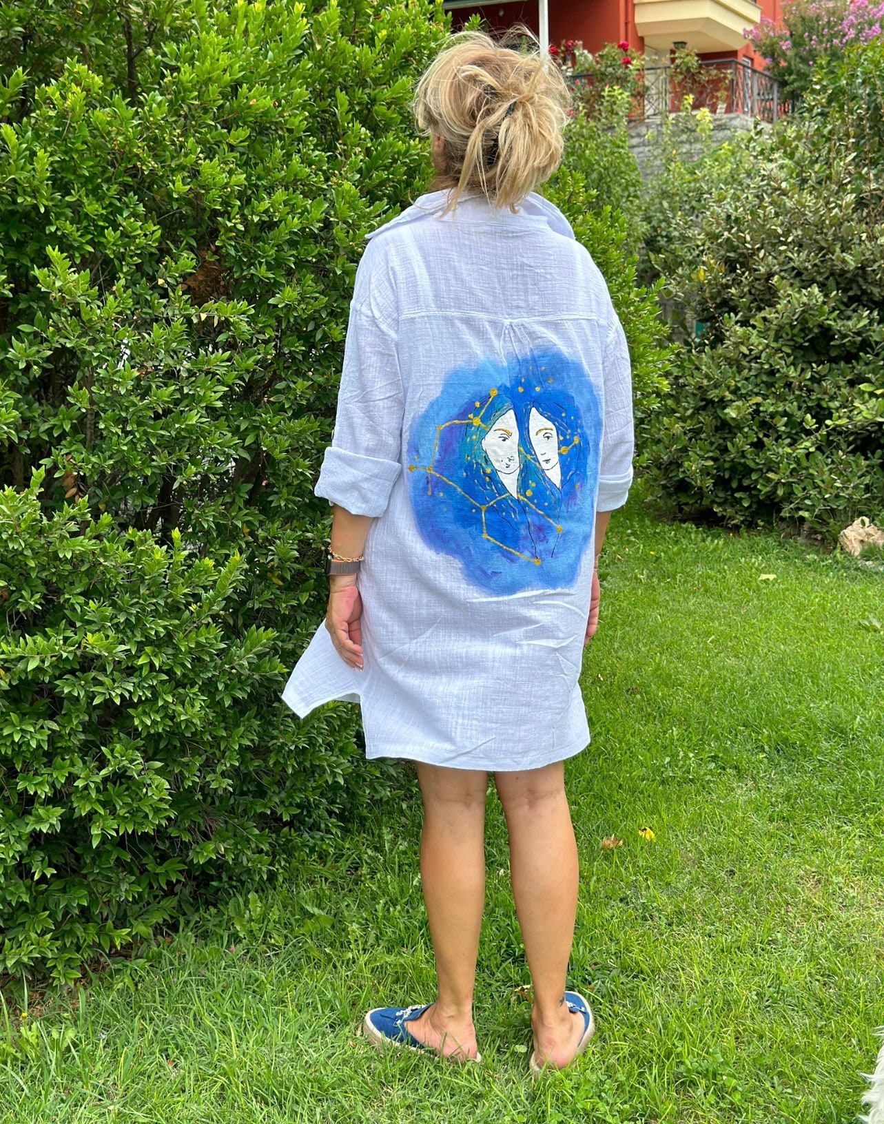 zodiac organic cotton mini dress The Zodiac Dress by Songs of Siren