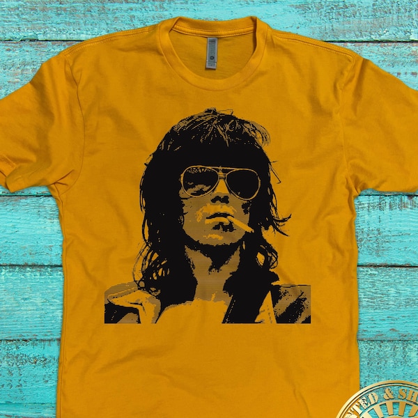 The Rolling Stones Keith Richards Smoking T-Shirt