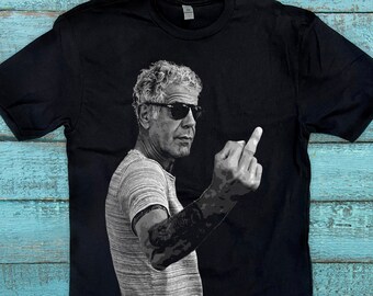 Anthony Bourdain Middle Finger T-Shirt