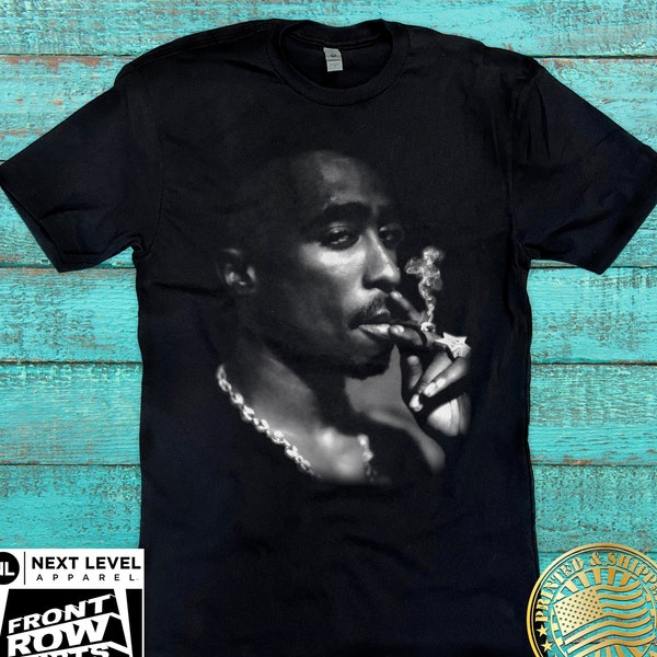 Tupac Shakur Smoking T-Shirt