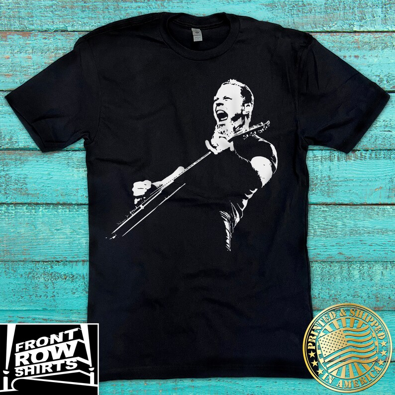 Metallica James Hetfield Tshirt Etsy