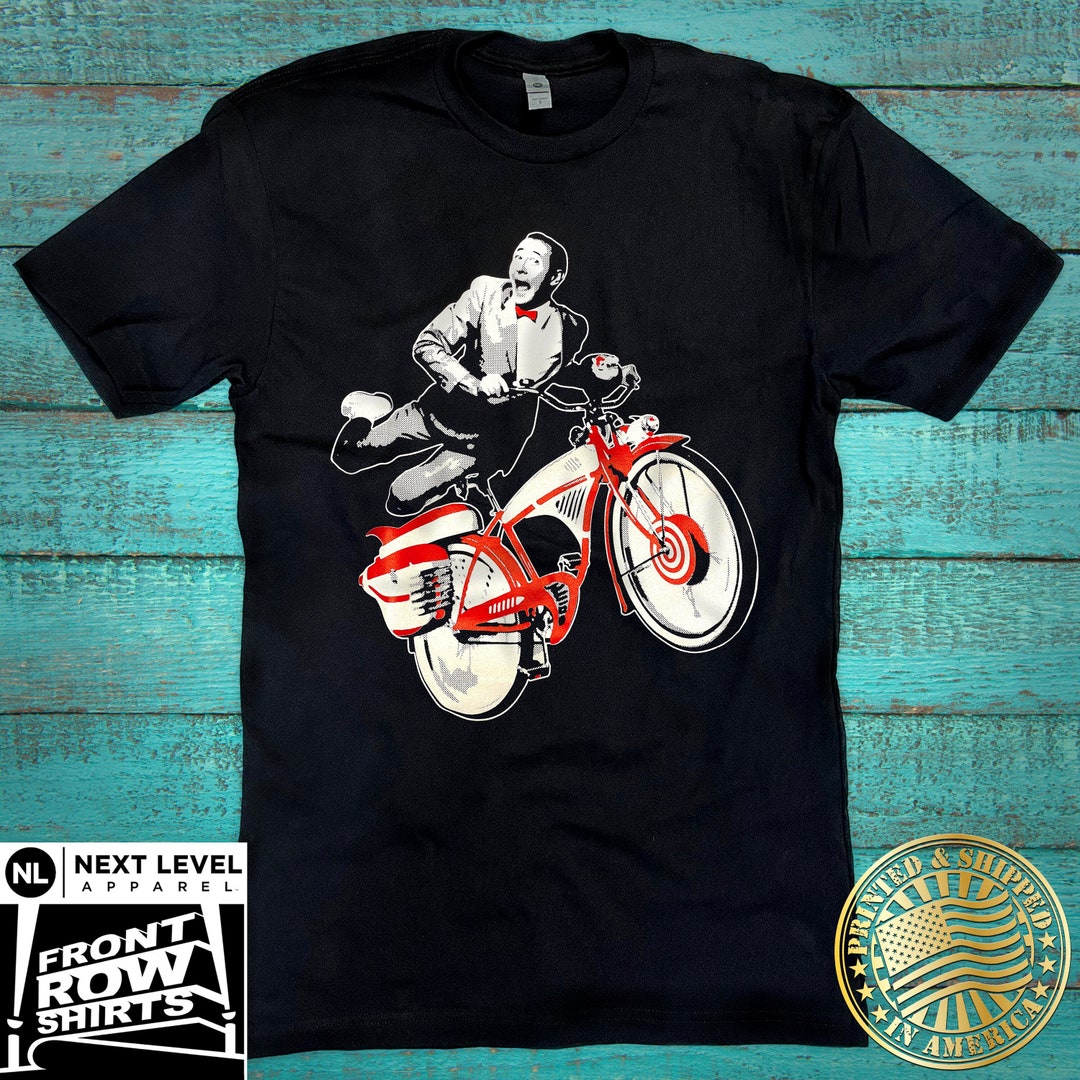 Pee Wee Herman's Big Adventure Bike T-shirt - Etsy