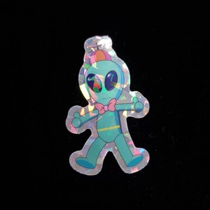Alien Steven Universe Inspired Holographic Sticker Vintage 90s