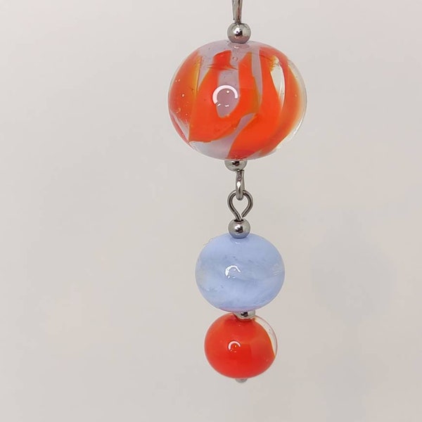 Collier pendentif en verre de Murano