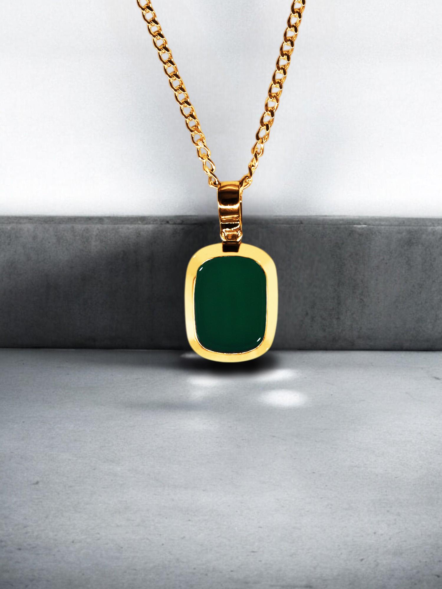 e グリーンアゲートペンダント.ネックレス 楽天市場】グリーン アゲート ネックレス K18 18K 18金 K10 10K