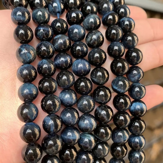 Wholesale Natural Blue Tiger Eye Beads Strands 