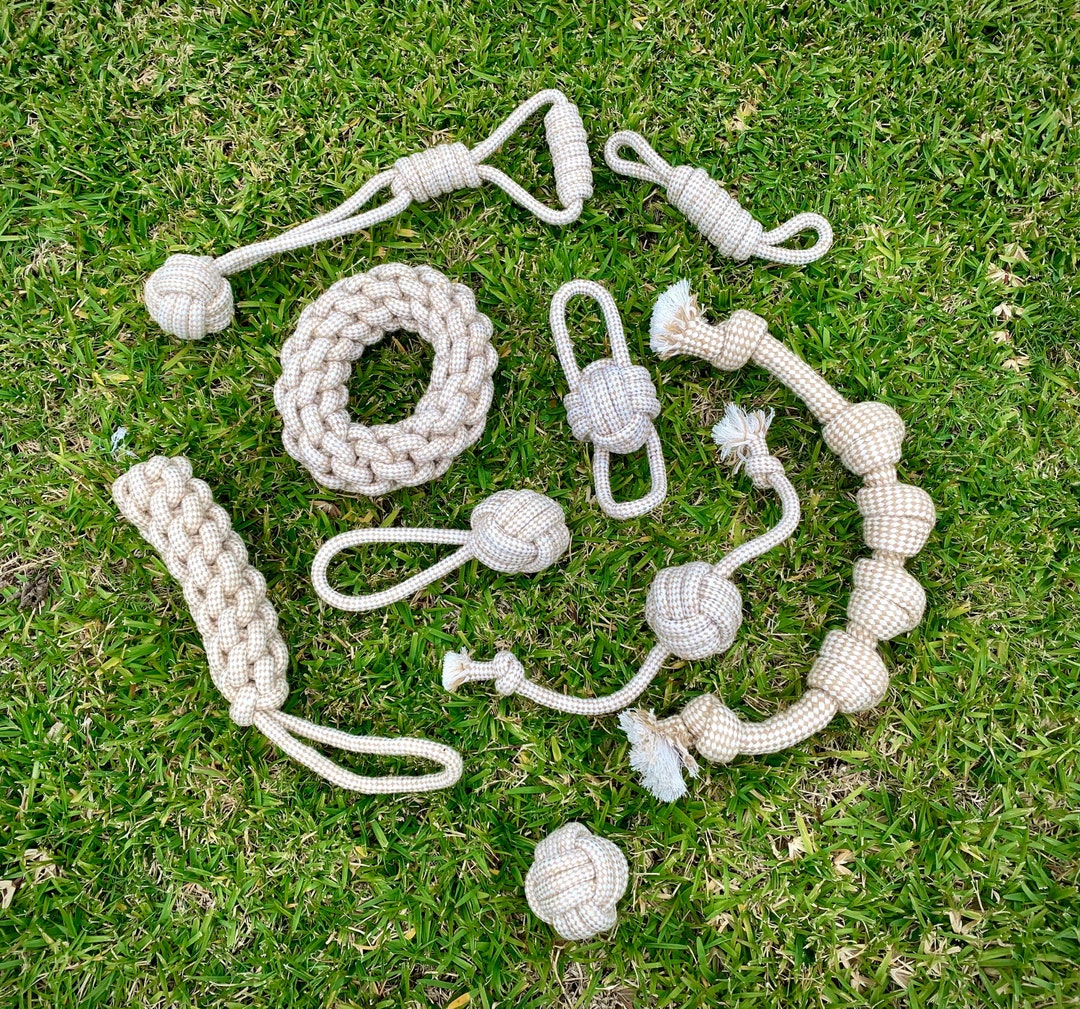 Chain Rope Toy Sustainably Sourced Cotton Rope Toys - Etsy Australia