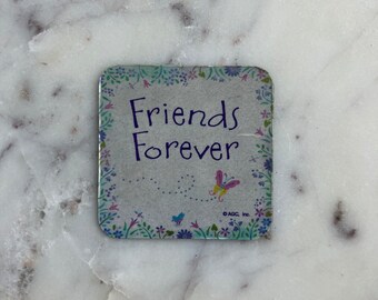 Vintage 1990s Friends Forever Fridge Magnet - BFF Magnet