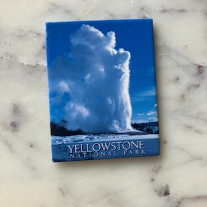 Vintage Yellowstone Nationalpark Kühlschrankmagnet