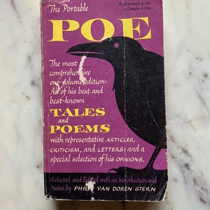 1960s Portable Poe Book - Edgar Allan Poe