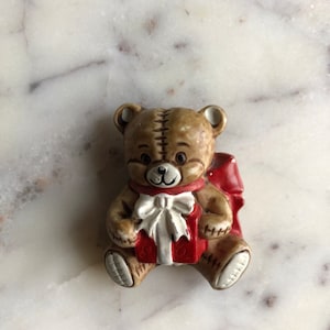 Vintage Teddy Bear Fridge Magnets