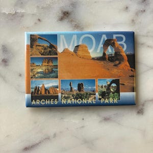 Vintage Moab Utah Arches National Park Fridge Magnet